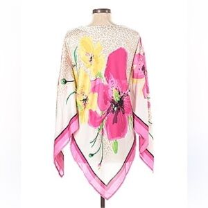 DANA BUCHMAN Floral Poncho